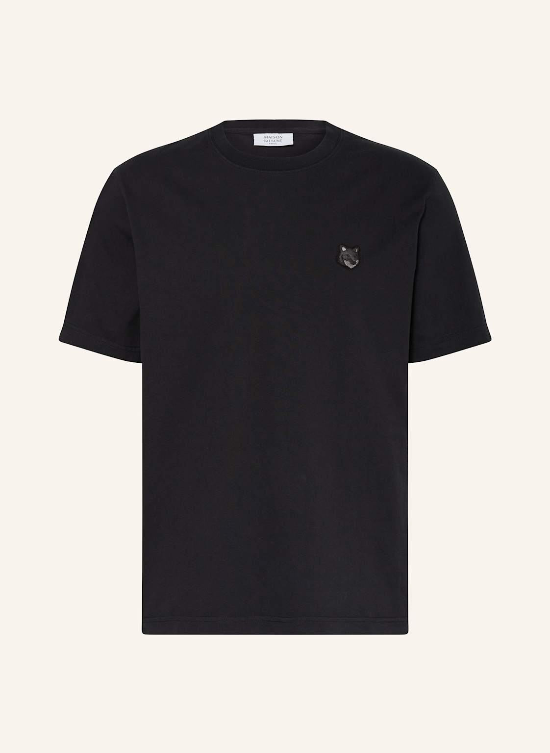 Maison Kitsuné T-Shirt schwarz von MAISON KITSUNÉ