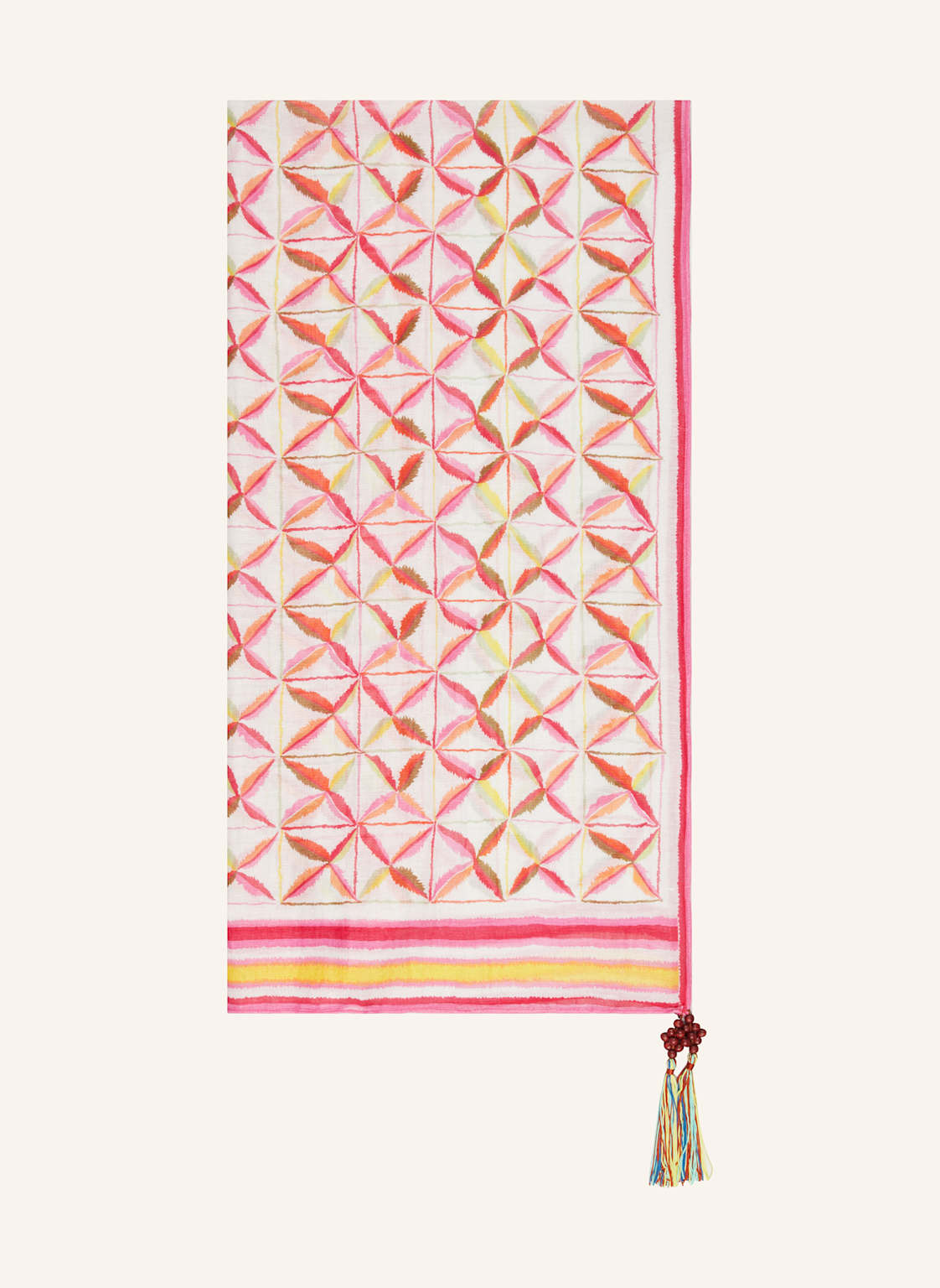 Mala Alisha Schal Aurora Mit Leinen pink Mala Alisha Schal Aurora Mit Leinen pink von MALA ALISHA