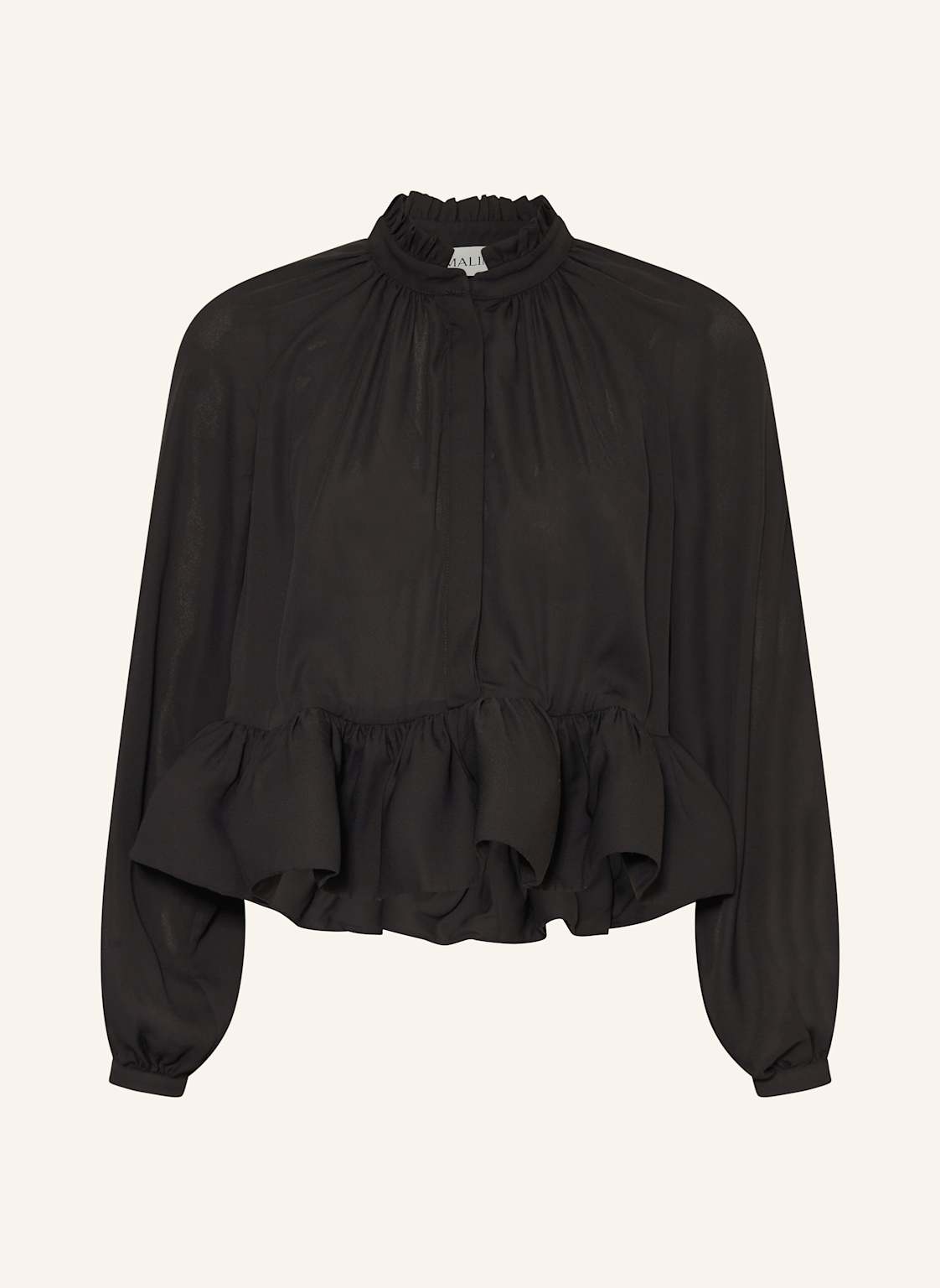 Malina Blusenshirt Alva Mit Rüschen schwarz Malina Blusenshirt Alva Mit Rüschen schwarz von MALINA