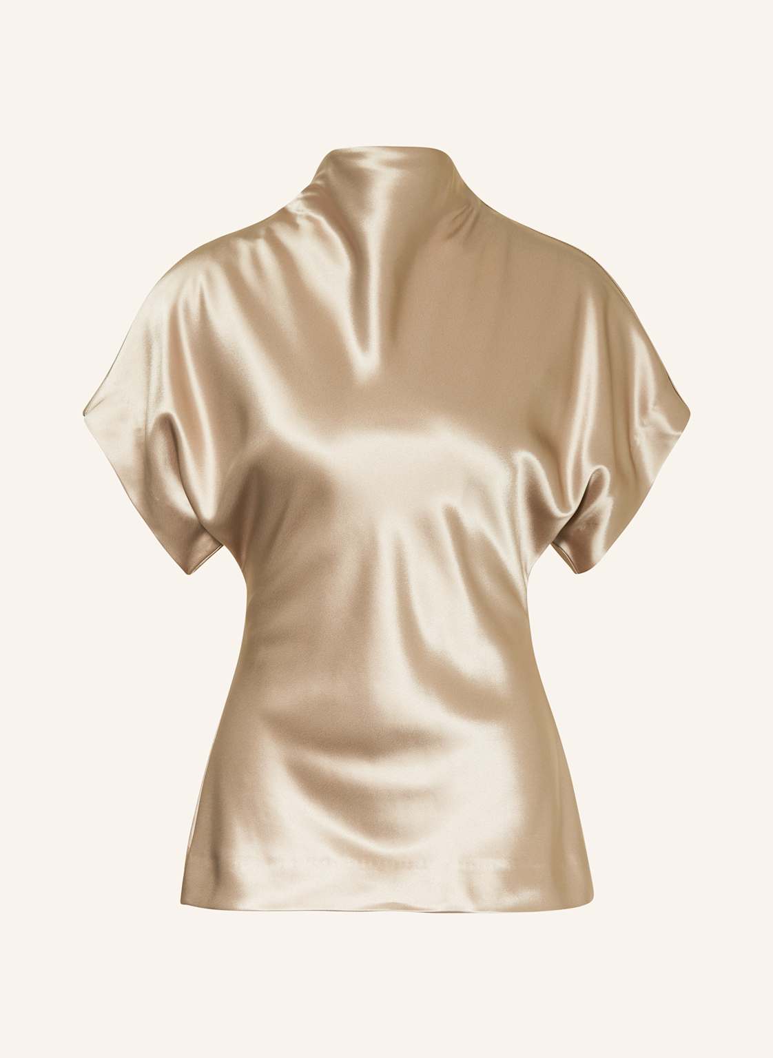 Malina Blusenshirt Otilia Aus Satin gold von MALINA