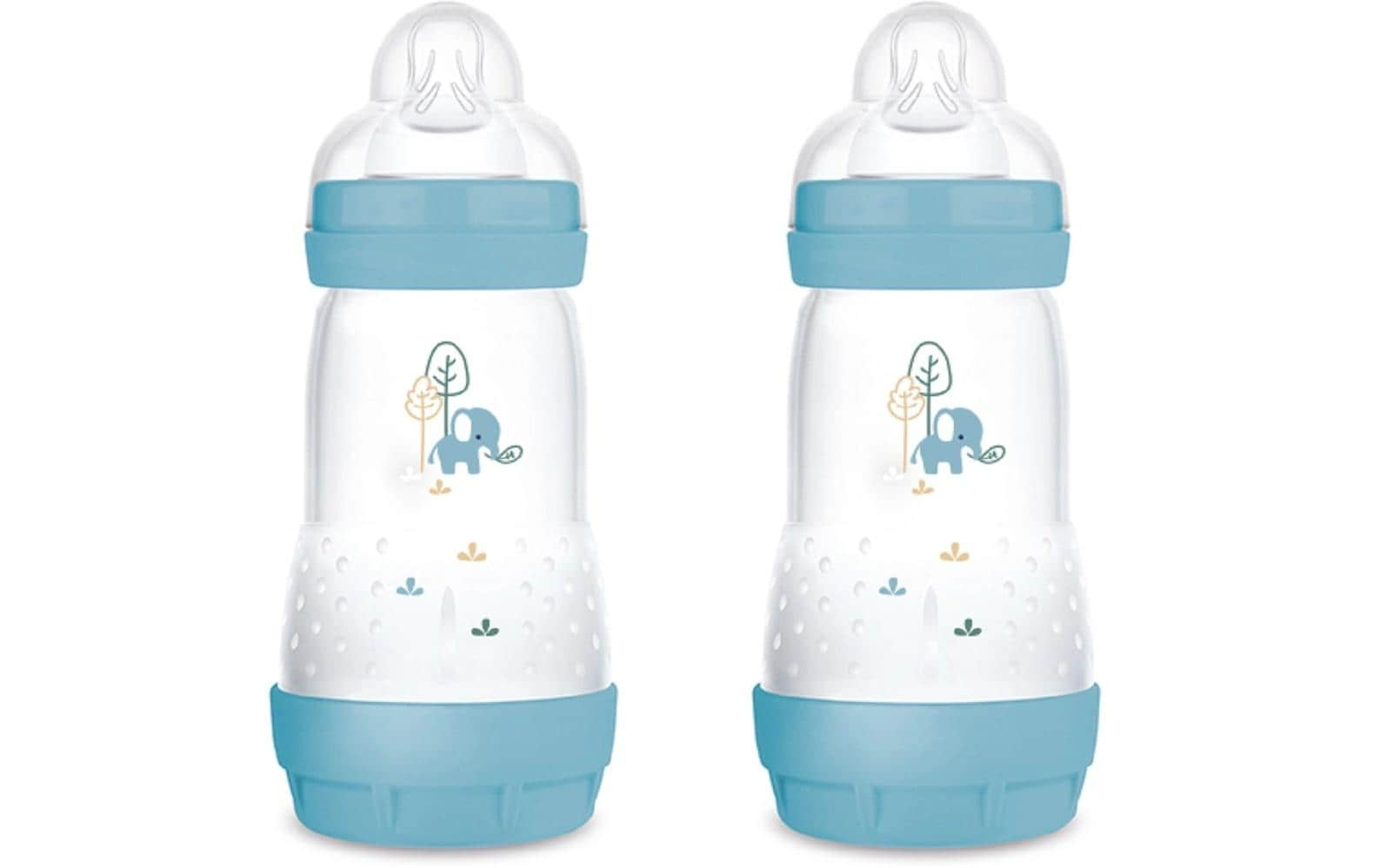 MAM Babyflasche »Easy Start 2er Set Blau 260 ml«, (2 tlg.) von MAM