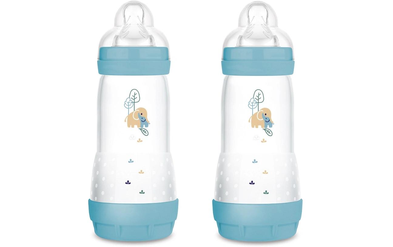 MAM Babyflasche »Easy Start 2er Set Blau 320 ml«, (2 tlg.) von MAM