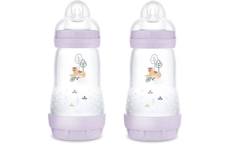 MAM Babyflasche »Easy Start 2er Set Lila 260 ml«, (2 tlg.) von MAM