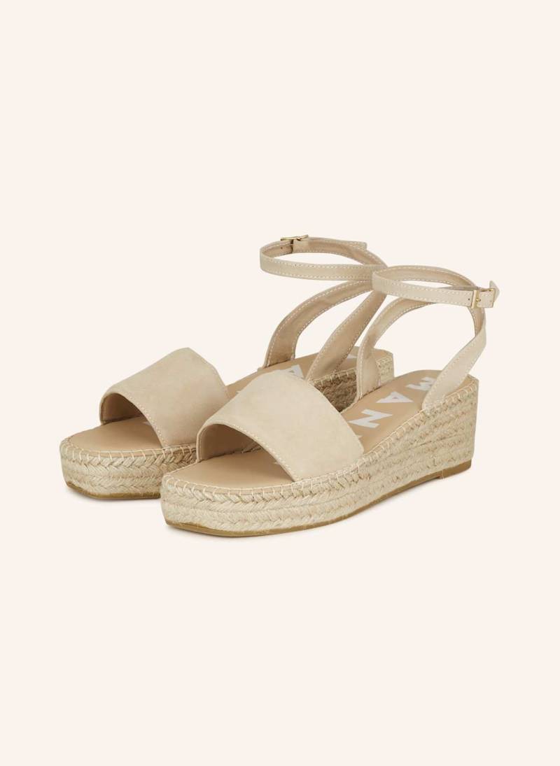 Manebí Wedges Hamptons beige von MANEBÍ