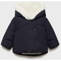 Anorak mit Kunstpelzkapuze Anorak mit Kunstpelzkapuze von MANGO BABY
