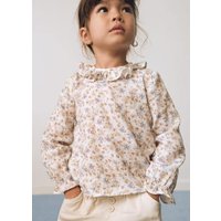 Florale Rüschenbluse von MANGO BABY