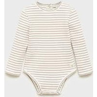 Gestreifter Body von MANGO BABY