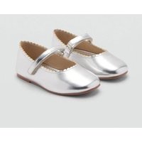 Ballerinas mit Metallic-Effekt von MANGO BABY