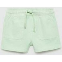 Baumwoll-Bermudashorts mit Gummibund von MANGO BABY