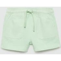 Baumwoll-Bermudashorts mit Gummibund von MANGO BABY