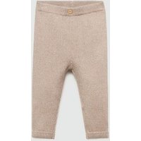 Baumwoll-Leggings mit Rippmuster von MANGO BABY