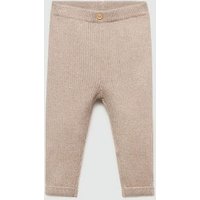 Baumwoll-Leggings mit Rippmuster Baumwoll-Leggings mit Rippmuster von MANGO BABY