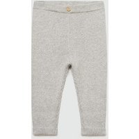 Baumwoll-Leggings mit Rippmuster Baumwoll-Leggings mit Rippmuster von MANGO BABY
