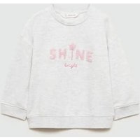 Baumwoll-Sweatshirt mit Stickdetail Baumwoll-Sweatshirt mit Stickdetail von MANGO BABY