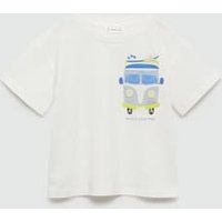 Bedrucktes Baumwoll-T-Shirt Bedrucktes Baumwoll-T-Shirt von MANGO BABY