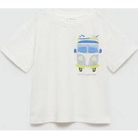 Bedrucktes Baumwoll-T-Shirt von MANGO BABY