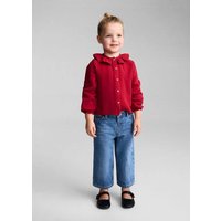 Bluse aus Crinkle-Baumwoll-Gaze Bluse aus Crinkle-Baumwoll-Gaze von MANGO BABY