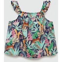 Bluse mit tropischem Print Bluse mit tropischem Print von MANGO BABY