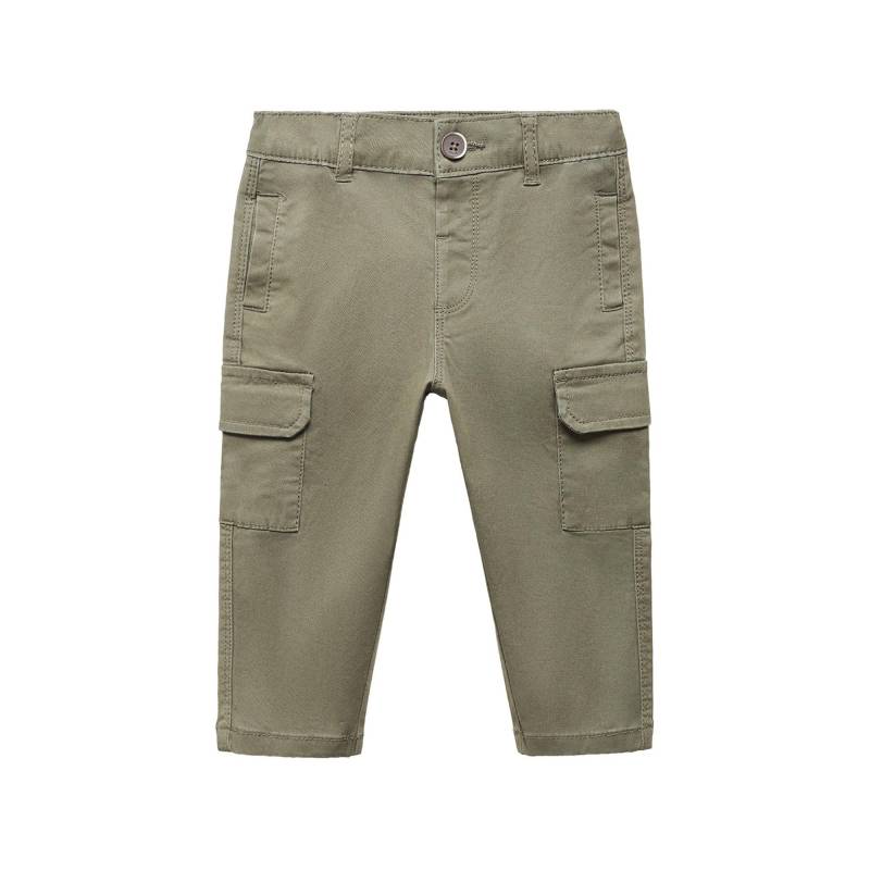 Cargohose, Modern Fit Unisex Khaki 2-3A von MANGO BABY