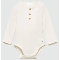 Geknöpfter Baumwoll-Body von MANGO BABY