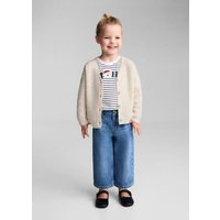 Geknöpfter Cardigan mit Rippstruktur Geknöpfter Cardigan mit Rippstruktur von MANGO BABY
