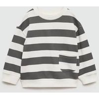 Gemustertes Sweatshirt mit Streifen von MANGO BABY