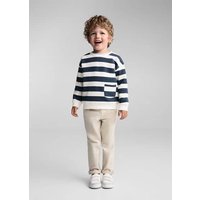 Gemustertes Sweatshirt mit Streifen von MANGO BABY