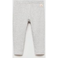 Gestreifte Baumwoll-Leggings von MANGO BABY