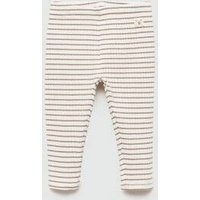 Gestreifte Baumwoll-Leggings von MANGO BABY