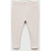 Gestreifte Baumwoll-Leggings von MANGO BABY