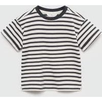 Gestreiftes Baumwoll-Shirt von MANGO BABY