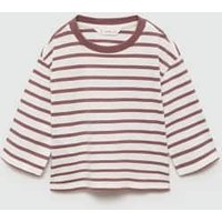 Gestreiftes Baumwoll-Shirt Gestreiftes Baumwoll-Shirt von MANGO BABY