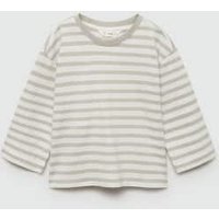 Gestreiftes Baumwoll-Shirt von MANGO BABY