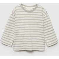 Gestreiftes Baumwoll-Shirt Gestreiftes Baumwoll-Shirt von MANGO BABY