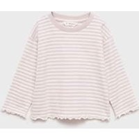 Gestreiftes Baumwoll-Shirt Gestreiftes Baumwoll-Shirt von MANGO BABY