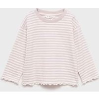 Gestreiftes Baumwoll-Shirt von MANGO BABY