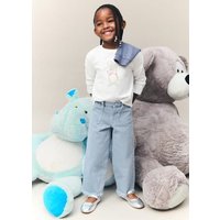 Culotte-Jeans mit ausgefranstem Saum von MANGO BABY