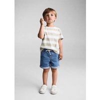 Jeans-Bermudas mit elastischem Bund Jeans-Bermudas mit elastischem Bund von MANGO BABY