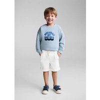 Jeans-Bermudas mit elastischem Bund Jeans-Bermudas mit elastischem Bund von MANGO BABY