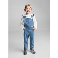 Jeans-Latzhose mit Rüschen von MANGO BABY