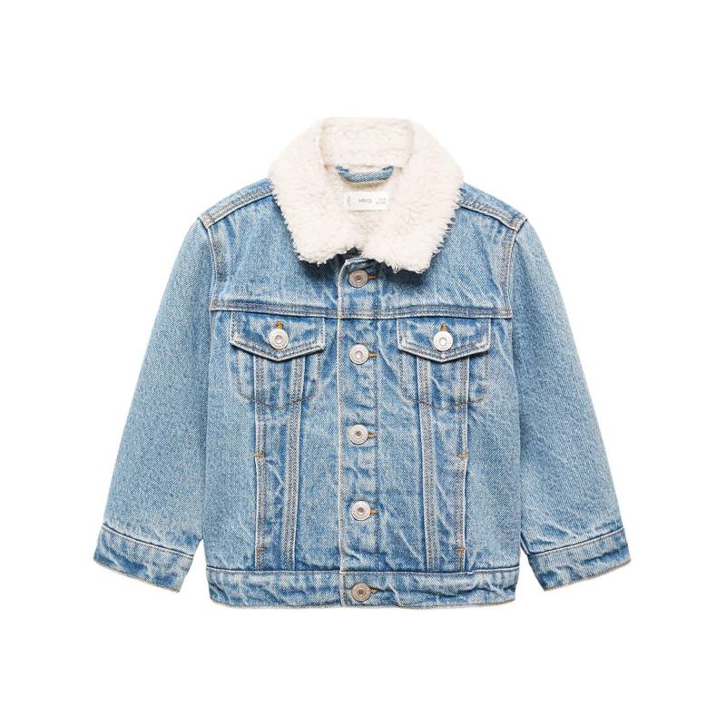 Jeansjacke Mit Knöpfen Unisex Medium Stoned 9-12M von MANGO BABY