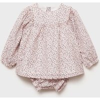 Gemustertes Kleid und Höschen von MANGO BABY