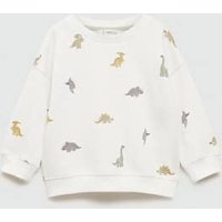 Kapuzenjacke mit Dinosauriern Kapuzenjacke mit Dinosauriern von MANGO BABY
