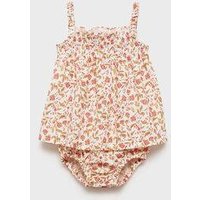 Kleid und Höschen aus Baumwolle Kleid und Höschen aus Baumwolle von MANGO BABY