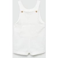 Kurze Latzhose aus Baumwolle Kurze Latzhose aus Baumwolle von MANGO BABY