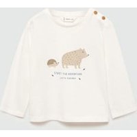 Langärmliges Print-T-Shirt von MANGO BABY