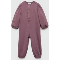 Langer Baumwoll-Jumpsuit Langer Baumwoll-Jumpsuit von MANGO BABY