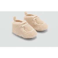 Lederstiefelette mit Kunstshearling Lederstiefelette mit Kunstshearling von MANGO BABY