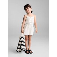 Kurzer Baumwoll-Jumpsuit von MANGO BABY