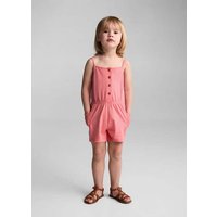 Kurzer Baumwoll-Jumpsuit von MANGO BABY